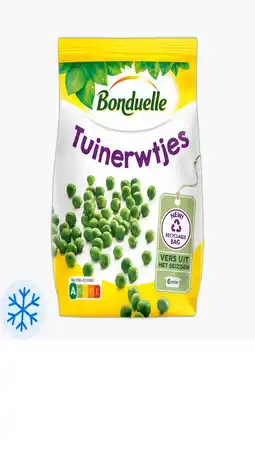 Flink Bonduelle Tuinerwtjes Extra Fijn Diepvries 400g aanbieding