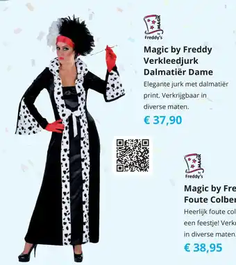 Tom Magic by Freddy Verkleedjurk Dalmatier Dame aanbieding