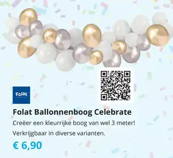 Tom Folat Ballonnenboog Celebrate aanbieding