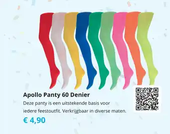 Tom Apollo Panty 60 Denier aanbieding