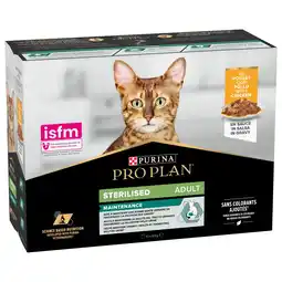 Pets Place Pro Plan Cat Nutri Savour Sterilised Multipack - Kattenvoer - Kip 10x85 g aanbieding