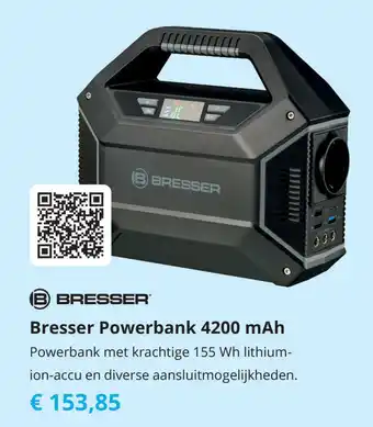 Tom Bresser Powerbank 4200 mAh aanbieding