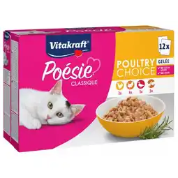 Pets Place Vitakraft Poésie Classic Choice - Kattensnack - Kip 12x85 g aanbieding