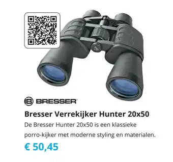 Tom Bresser Verrekijker Hunter 20x50 aanbieding