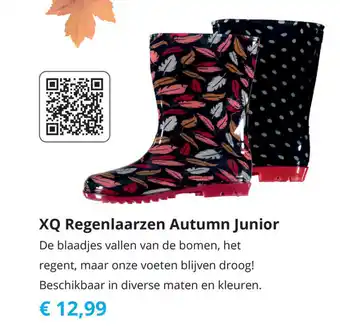 Tom XQ Regenlaarzen Autumn Junior aanbieding