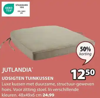 Jysk JUTLANDIA UDSIGTEN TUINKUSSEN  48x49x6 cm aanbieding