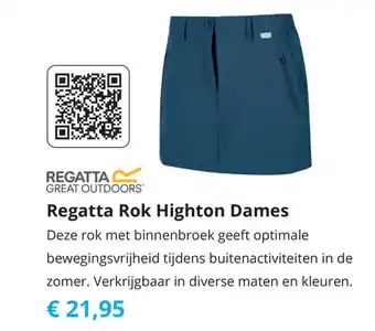 Tom Regatta Rok Highton Dames aanbieding