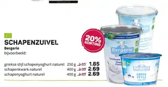 Ekoplaza Bergerie schapenzuivel aanbieding