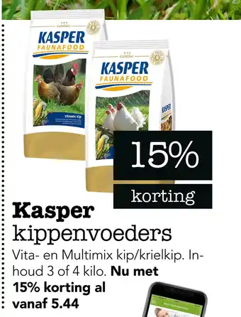 Dierspecialist Kasper kippenvoeders vanaf aanbieding