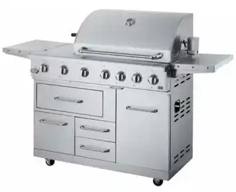 Makro Metro professional gasbarbecue 182 x 66 x 125 cm aanbieding