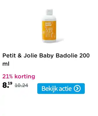 Plein.nl Petit & jolie baby badolie 200 ml aanbieding