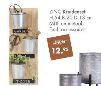 Casa Zinc Kruidenset aanbieding