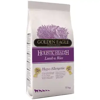 Zooplus 2x10kg Golden Eagle Hypoallergenic Lam en Rijst Hondenvoer Droog aanbieding
