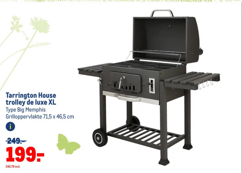 Tarrington House trolley de luxe XL Type Big Memphis aanbieding bij Makro