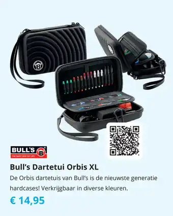 Tom Bull's Dartetui Orbis XL aanbieding