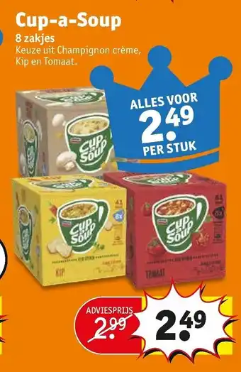 Kruidvat Cup-a-Soup 8st aanbieding