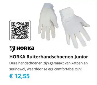 Tom Horka Ruiterhandschoenen Junior aanbieding