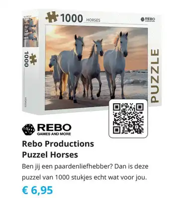 Tom Rebo Productions Puzzel Horses aanbieding