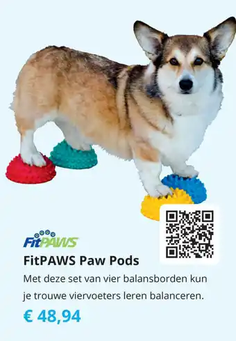 Tom FitPAWS Paw Pods aanbieding