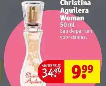 Kruidvat Christina Aguilera Woman edp 50ml aanbieding