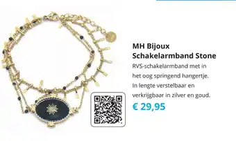 Tom MH Bijoux Schakelarmband Stone aanbieding