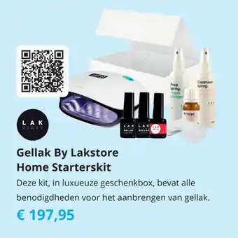 Tom Gellak By Lakstore Home Starterskit aanbieding