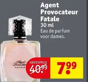 Kruidvat Agent Provocateur Fatale edp 30 ml aanbieding