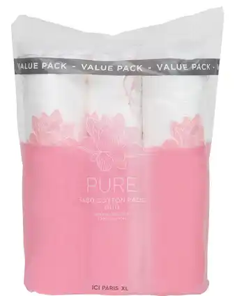 ICI Paris XL Ici Paris Xl Wattenschijfjes Duo Met Aloe Vera 100 Katoen 80 Pads Ici Paris Xl - Pure Wattenschijfjes Duo Met Aloë Vera 100% aanbieding