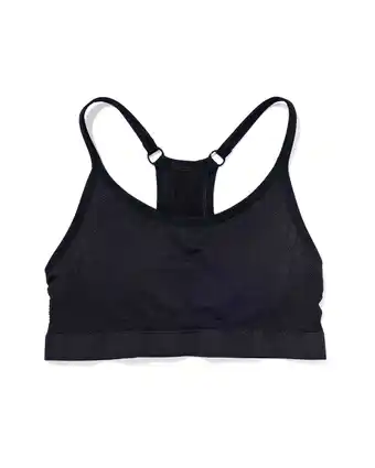 HEMA HEMA Naadloze Sporttop Light Support Zwart (zwart) aanbieding