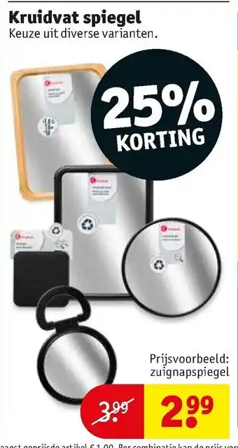 Kruidvat Kruidvat spiegel aanbieding