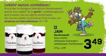 Ekoplaza Mariënwaerdt jam aanbieding