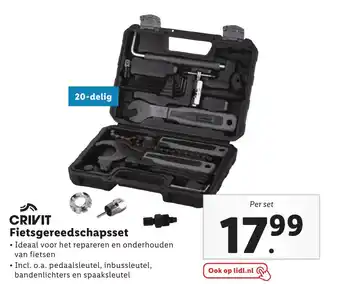 Lidl CRIVIT Fietsgereedschapsset aanbieding