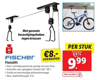 Lidl FISCHER Fietslift aanbieding