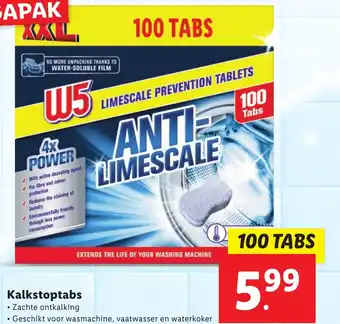 Lidl Kalkstoptabs 100 tabs aanbieding