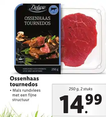 Lidl Ossenhaas tournedos 250 g aanbieding