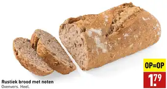 ALDI Rustiek brood met noten aanbieding