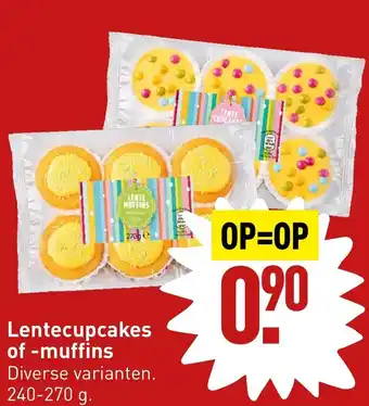 ALDI Lentecupcakes of muffins 240-270g aanbieding