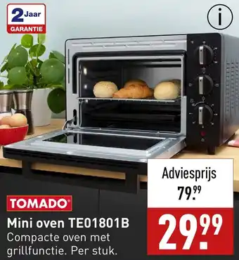 ALDI TOMADO Mini oven TE01801B aanbieding