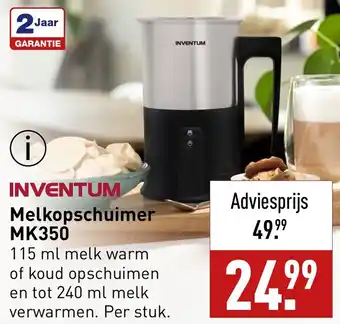 ALDI INVENTUM Melkopschuimer MK350 aanbieding