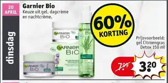 Kruidvat Garnier Bio assortiment aanbieding