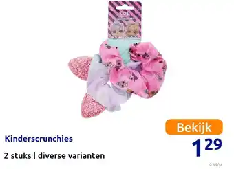 Action Kinderscrunchies aanbieding