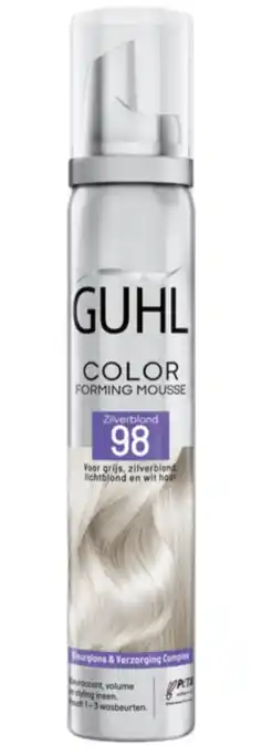 De Online Drogist Guhl Color Forming Mousse 98 Zilverblond 100ML aanbieding