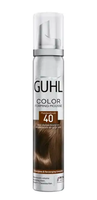 De Online Drogist Guhl Color Forming Mousse 40 Middenbruin 100ML aanbieding