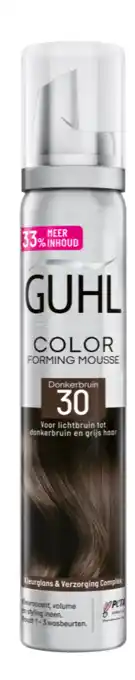 De Online Drogist Guhl Color Forming Mousse 30 Donker Bruin 100ML aanbieding