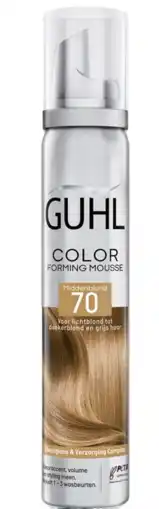 De Online Drogist Guhl Color Forming Mousse 70 Middenblond 100ML aanbieding