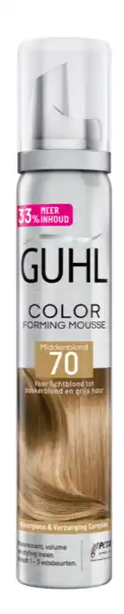 De Online Drogist Guhl Color Forming Mousse 70 Middenblond 100ML aanbieding