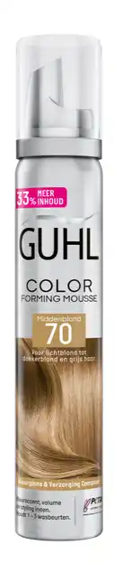 De Online Drogist Guhl Color Forming Mousse 70 Middenblond 100ML aanbieding