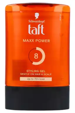 De Online Drogist Schwarzkopf Taft Maxx Power Styling Gel Hold 8/15 aanbieding