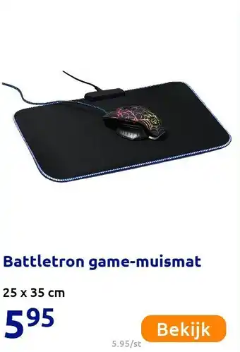 Action Battletron game-muismat aanbieding