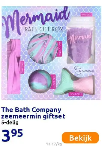 Action The Bath Company zeemeermin giftset aanbieding